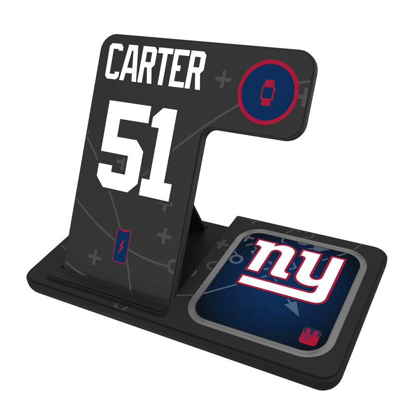 Abdul Carter New York Giants 51 Game Tactic 3 in 1 Charging Station