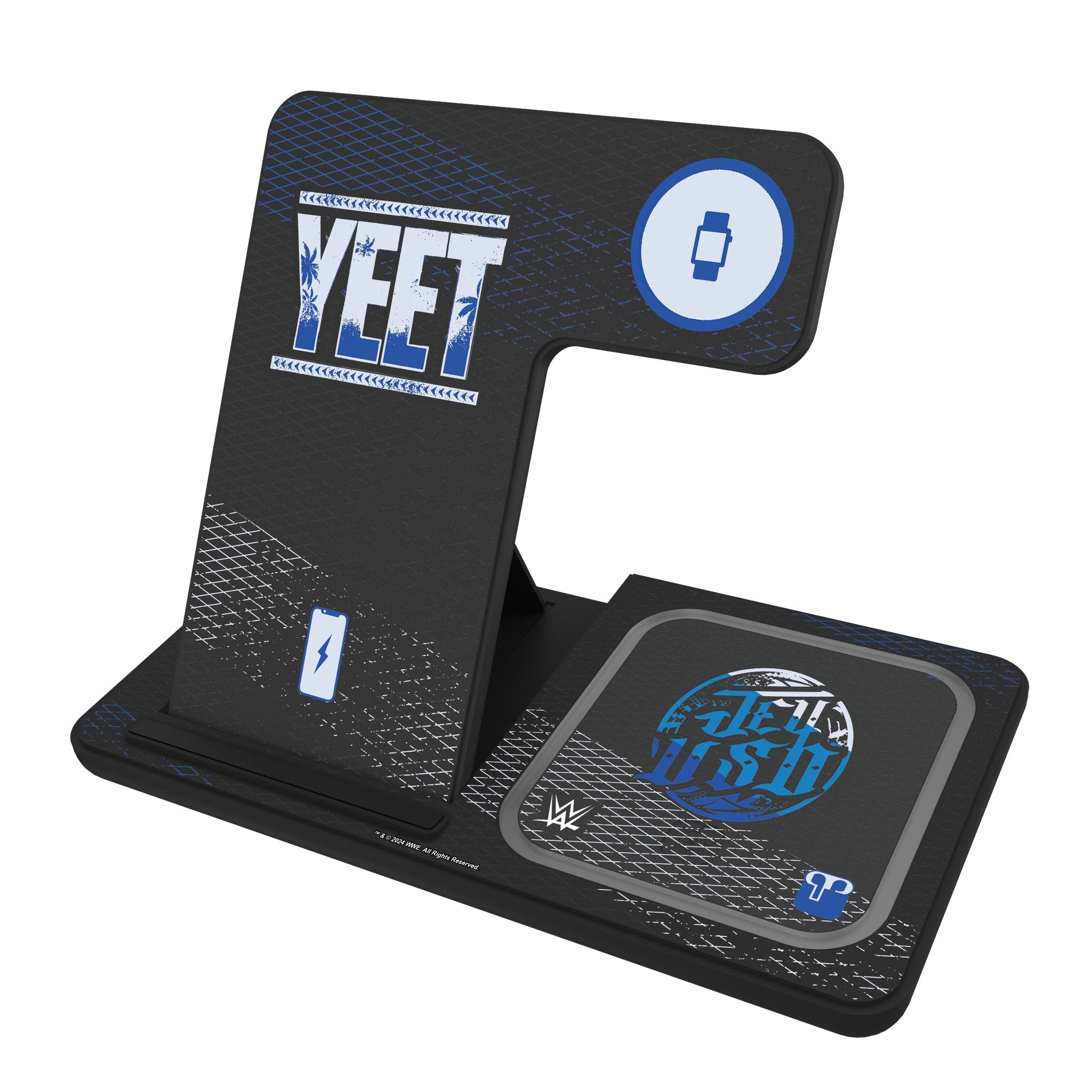 Jey Uso Steel 3 in 1 Charging Station