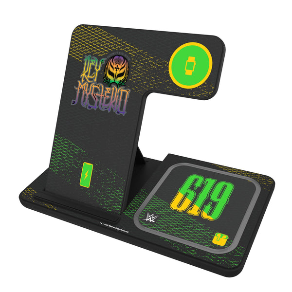 Rey Mysterio Steel 3 in 1 Charging Station