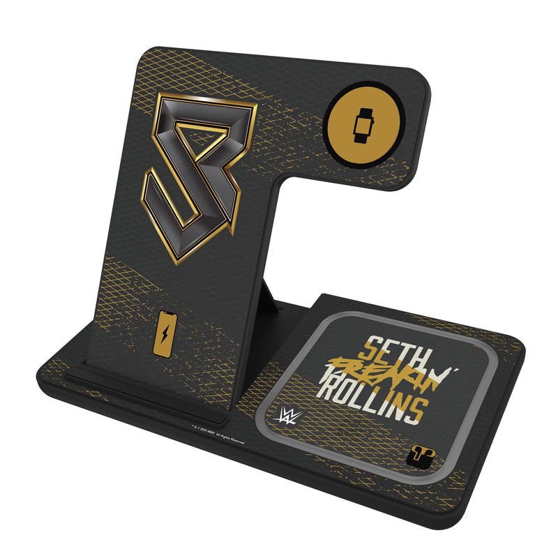 Seth Freakin Rollins Steel 3 in 1 Charging Station