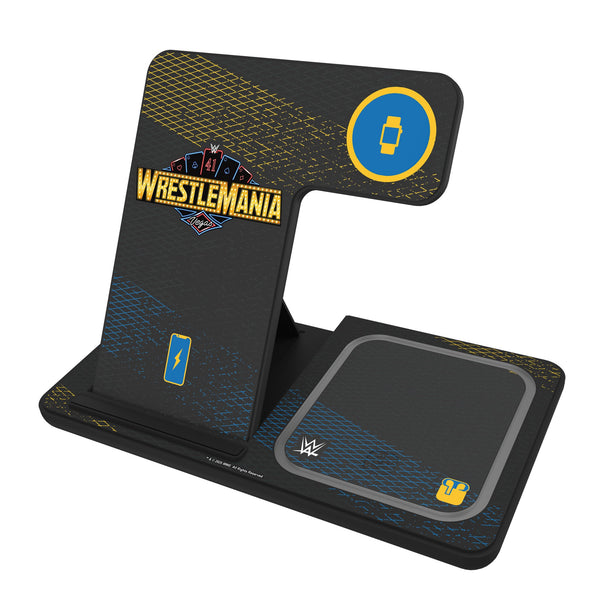 WrestleMania 41 Steel 3 in 1 Charging Station