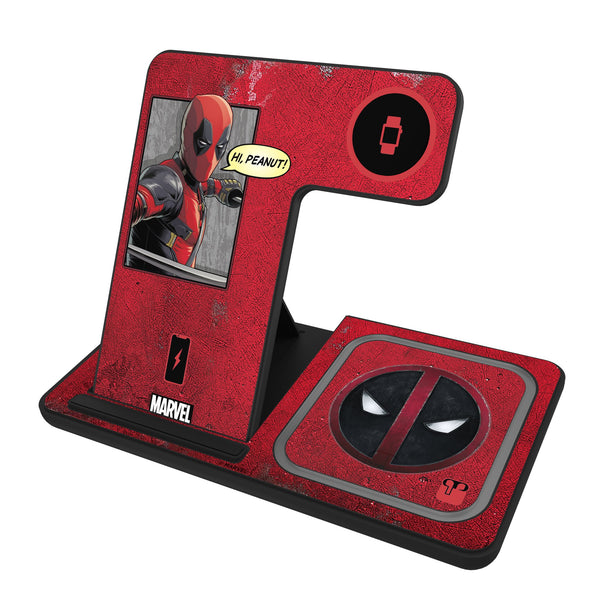 Marvel Deadpool Badge 3 in 1 Charging Station