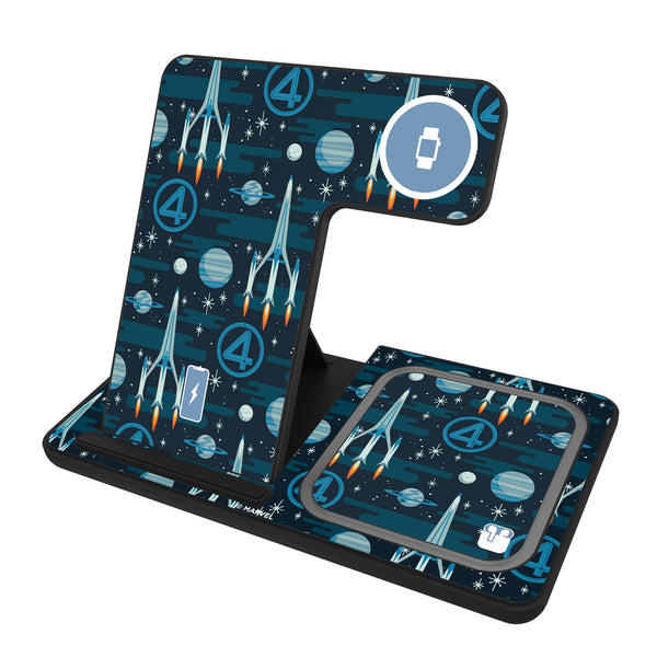 Marvel Fantastic Four Pattern 3 in 1 Charging Station