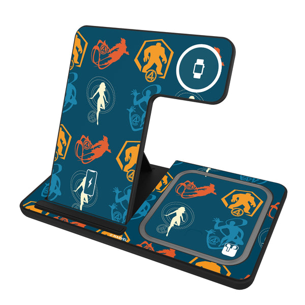 Marvel Fantastic Four Pattern 2 3 in 1 Charging Station