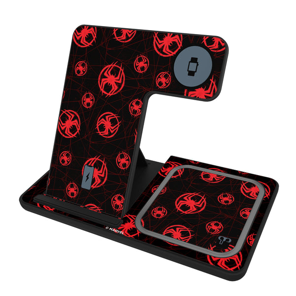 Marvel Miles Morales Pattern 3 in 1 Charging Station