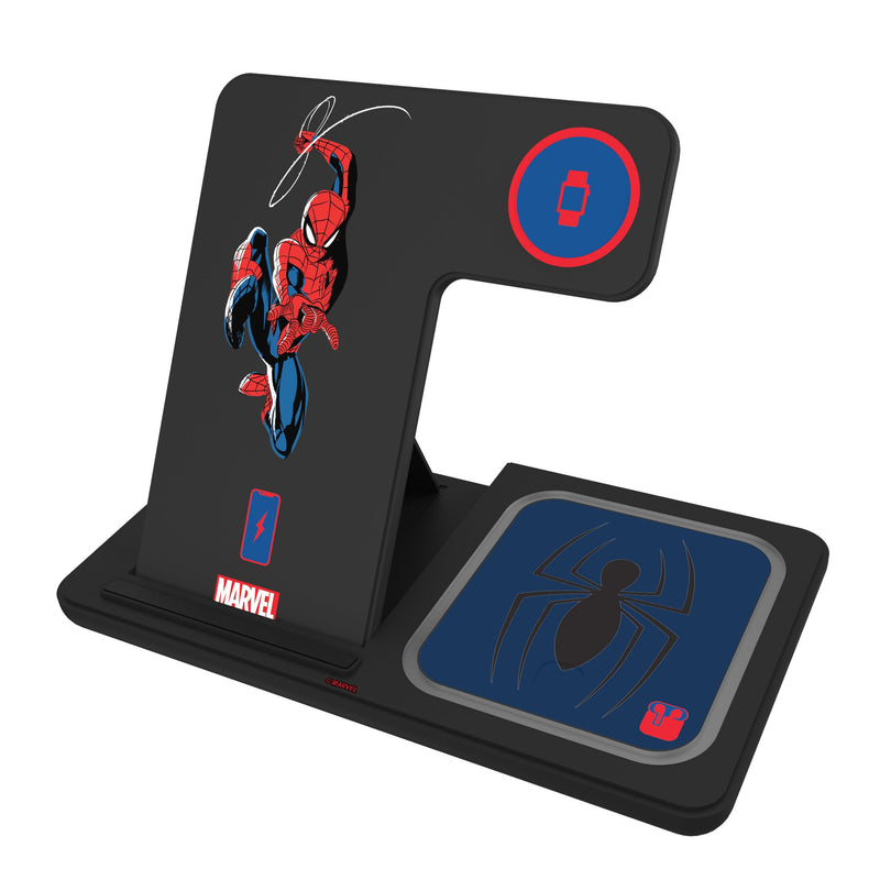 Marvel Spider-Man Badge 3 in 1 Charging Station