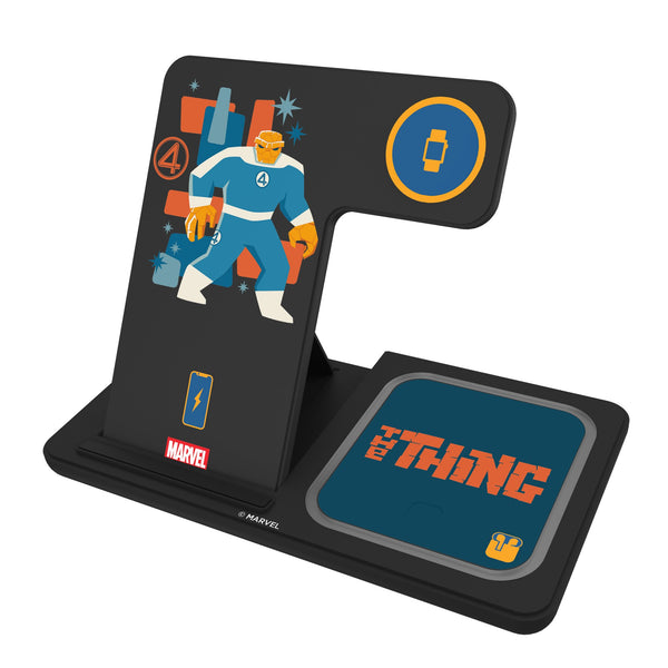 Marvel The Thing Badge 3 in 1 Charging Station