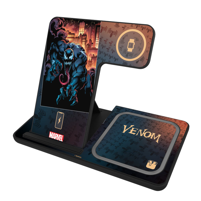 Marvel Venom Cover Art 3 in 1 Charging Station