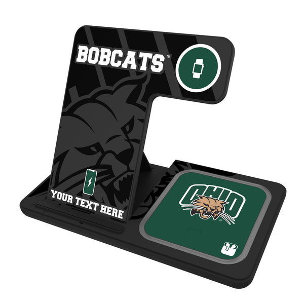 Ohio University Bobcats Personalized Tilt 3 in 1 Charging Station