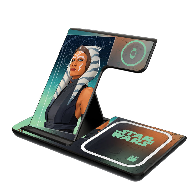 Star Wars Ahsoka Portrait 3 in 1 Charging Station