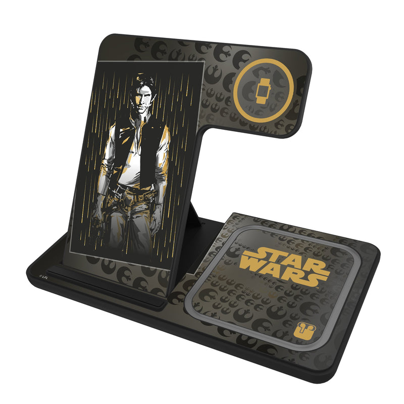 Star Wars Han Solo Portrait 3 in 1 Charging Station