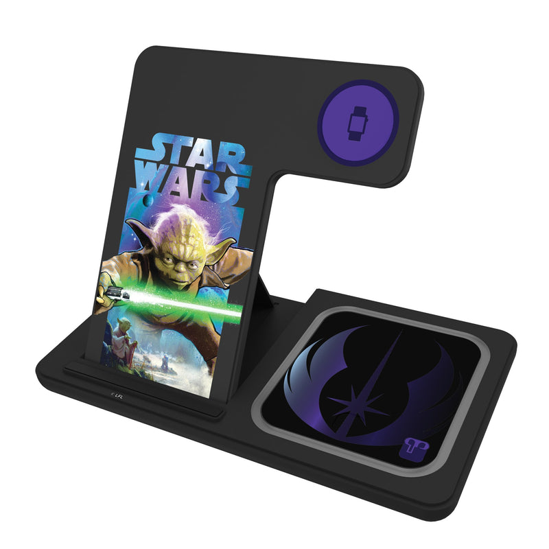 Star Wars Yoda Portrait Collage 3 in 1 Charging Station
