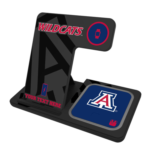 University of Arizona Wildcats Personalized Tilt 3 in 1 Charging Station