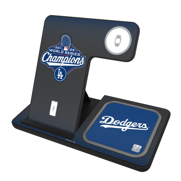 LA Dodgers 2025 MLB World Series 3 in 1 Charging Station