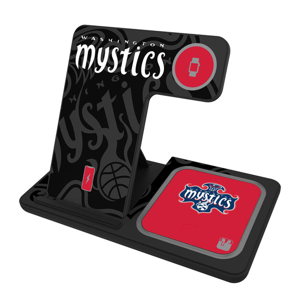 Washington Mystics Monocolor Tilt 3 in 1 Charging Station