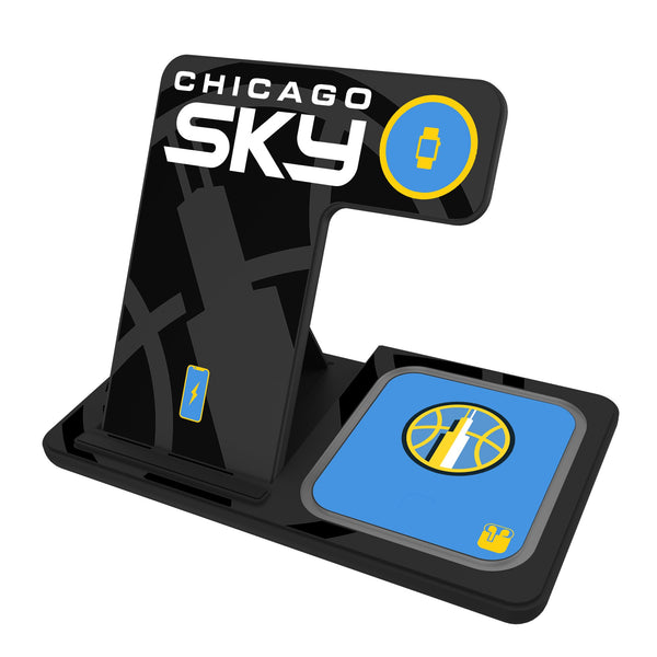 Chicago Sky Monocolor Tilt 3 in 1 Charging Station