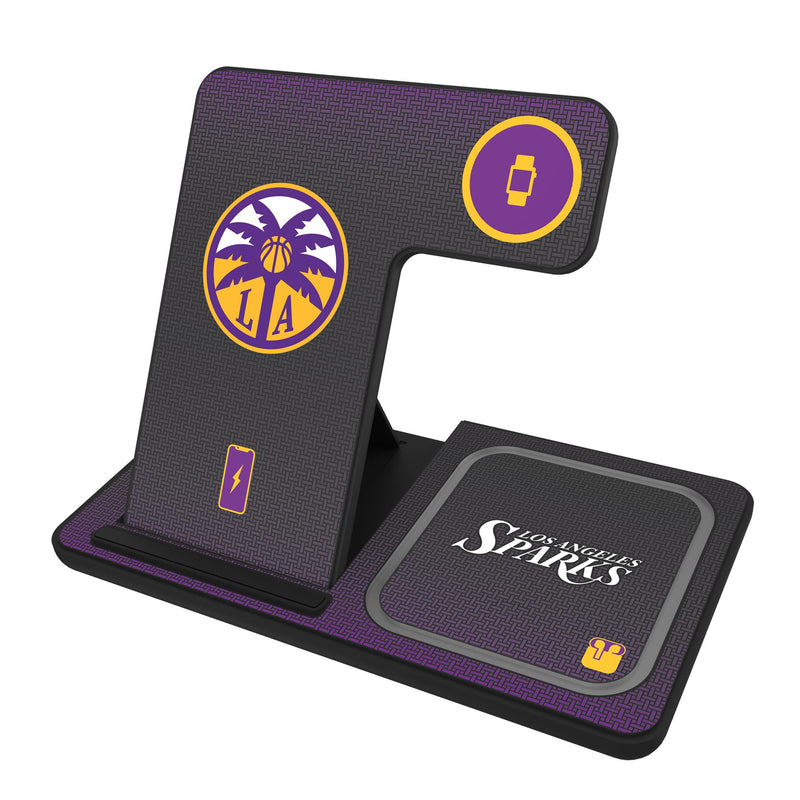 Los Angeles Sparks Linen 3 in 1 Charging Station