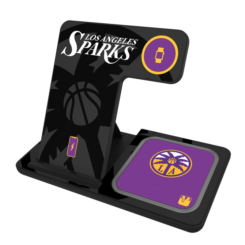 Los Angeles Sparks Monocolor Tilt 3 in 1 Charging Station