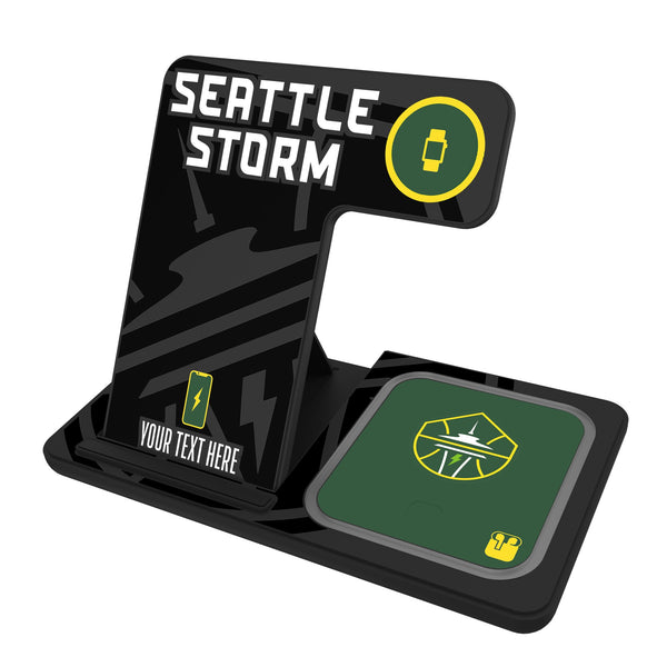 Seattle Storm Personalized Tilt 3 in 1 Charging Station