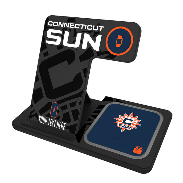 Connecticut Sun Personalized Tilt 3 in 1 Charging Station