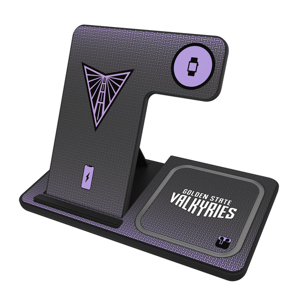 Golden State Valkyries Linen 3 in 1 Charging Station