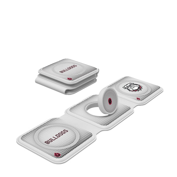 University of Georgia Bulldogs Uga Linen Foldable 3 in 1 Charger