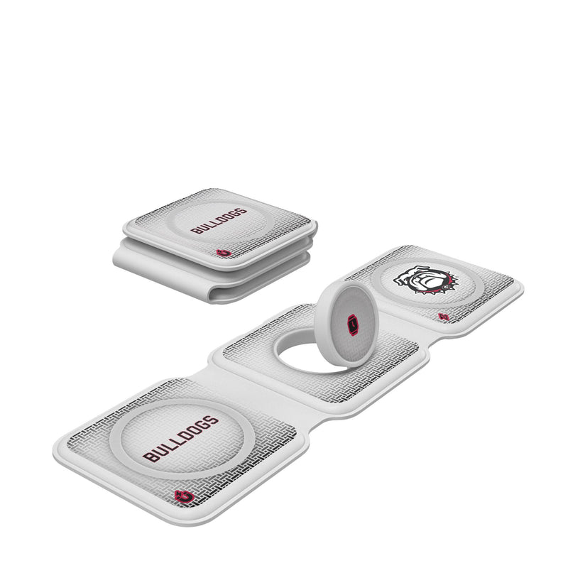 University of Georgia Bulldogs Uga Linen Foldable 3 in 1 Charger