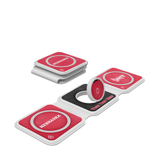 University of Nebraska Huskers Personalized Hatch Foldable 3 in 1 Charger