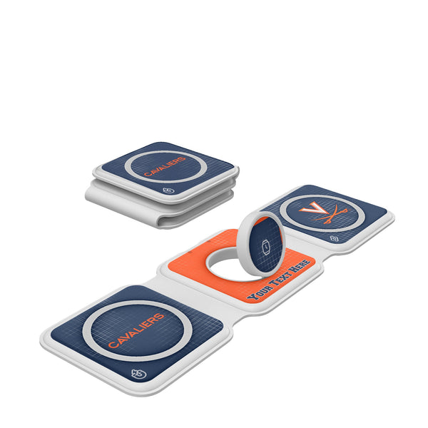 University of Virginia Cavaliers Personalized Hatch Foldable 3 in 1 Charger