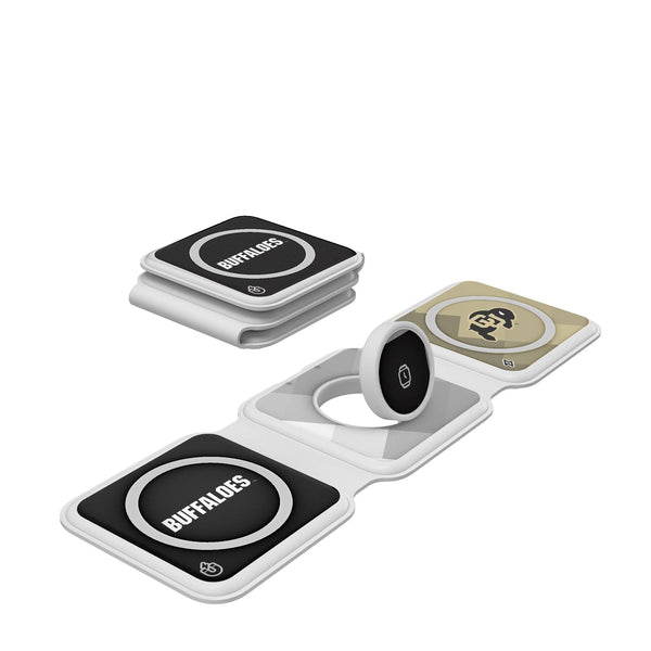 University of Colorado Buffaloes Color Block Foldable 3 in 1 Charger
