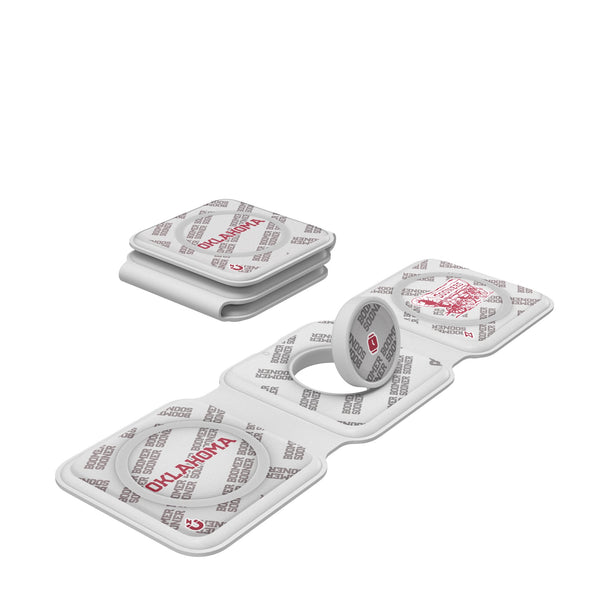 University of Oklahoma Sooners Quadtile Foldable 3 in 1 Charger