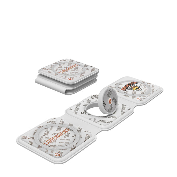 University of Texas Longhorns Quadtile Foldable 3 in 1 Charger