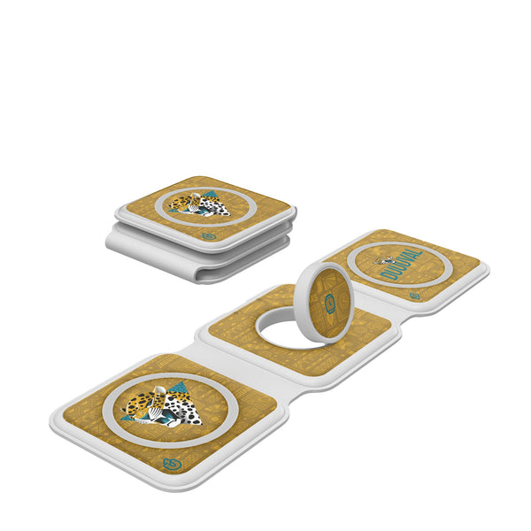 Jacksonville Jaguars 2024 Illustrated Limited Edition Foldable 3 in 1 Charger