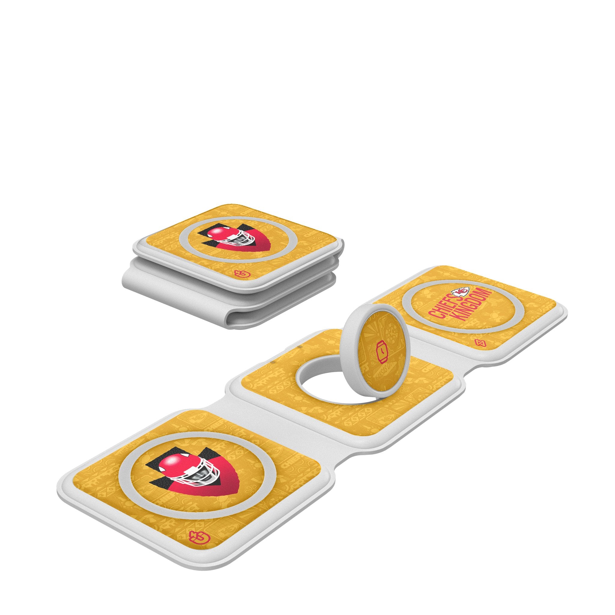 Kansas City Chiefs 2024 Illustrated Limited Edition Foldable 3 in 1 Charger