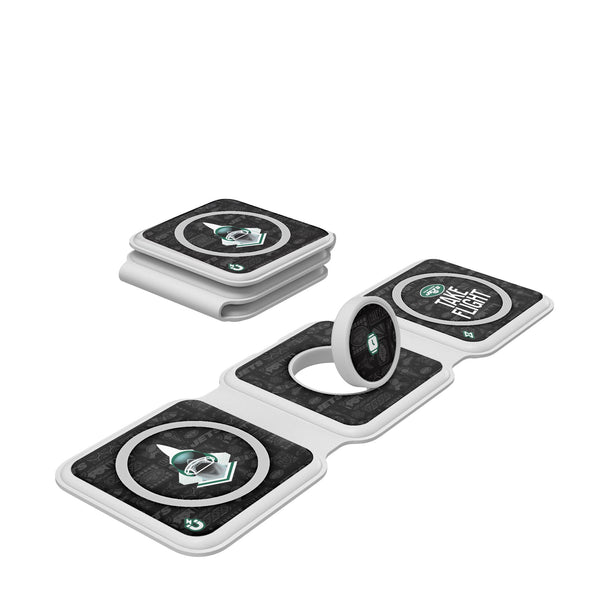 New York Jets 2024 Illustrated Limited Edition Foldable 3 in 1 Charger