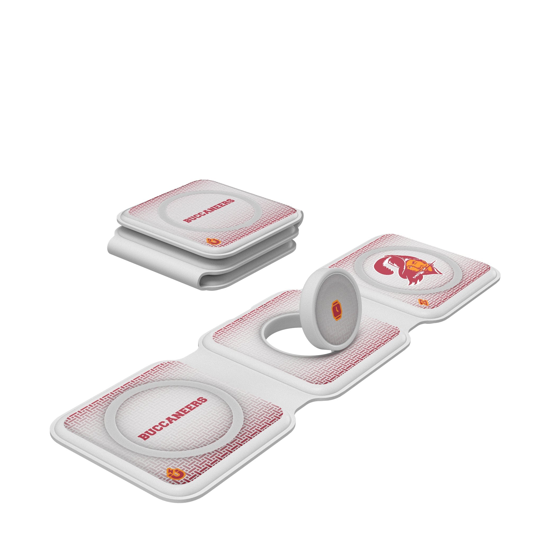 Tampa Bay Buccaneers Historic Collection Linen Foldable 3 in 1 Charger
