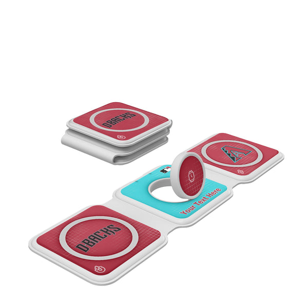 Arizona Diamondbacks Personalized Hatch Foldable 3 in 1 Charger