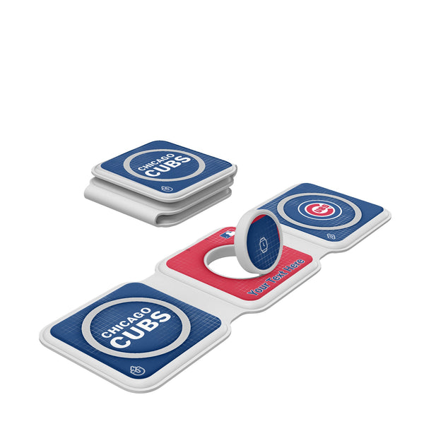 Chicago Cubs Personalized Hatch Foldable 3 in 1 Charger