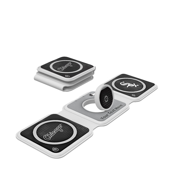 Chicago White Sox Personalized Hatch Foldable 3 in 1 Charger