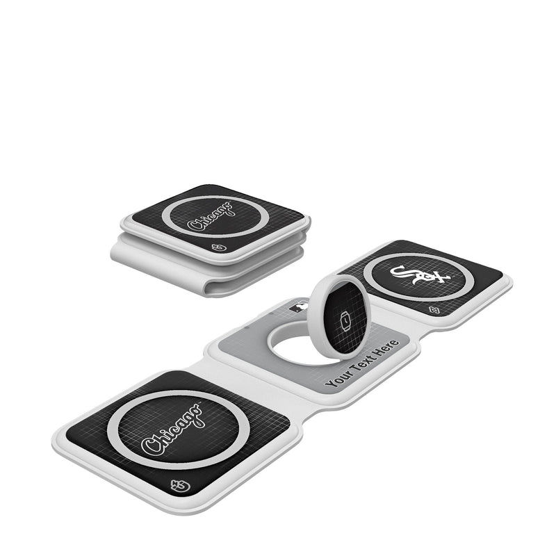 Chicago White Sox Personalized Hatch Foldable 3 in 1 Charger