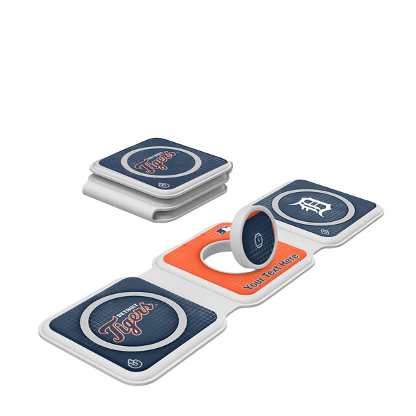 Detroit Tigers Personalized Hatch Foldable 3 in 1 Charger