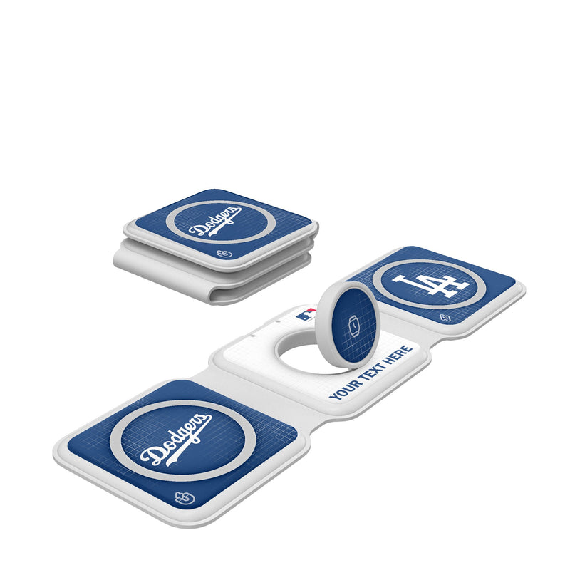 LA Dodgers Personalized Hatch Foldable 3 in 1 Charger