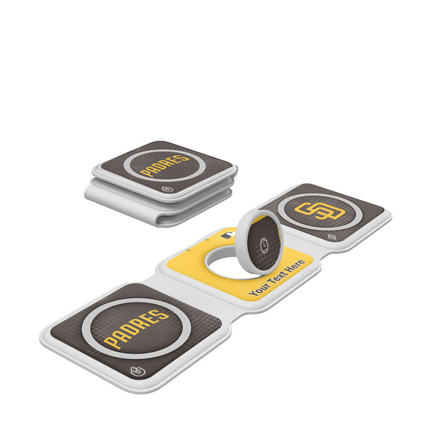 San Diego Padres Personalized Hatch Foldable 3 in 1 Charger