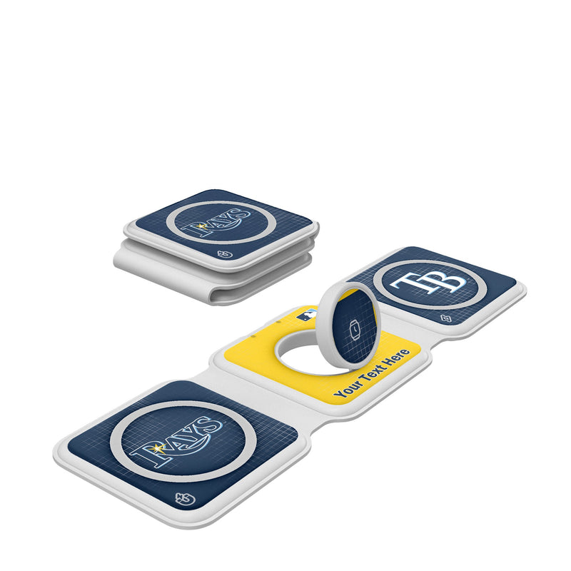 Tampa Bay Rays Personalized Hatch Foldable 3 in 1 Charger