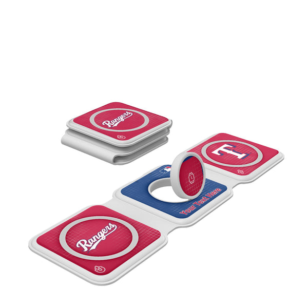 Texas Rangers Personalized Hatch Foldable 3 in 1 Charger