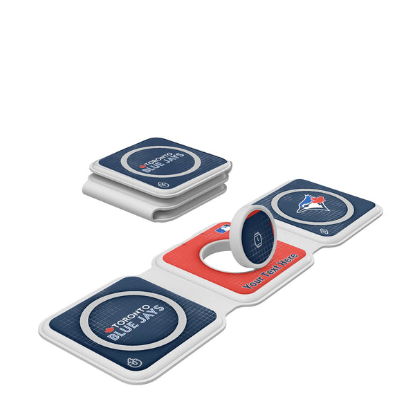 Toronto Blue Jays Personalized Hatch Foldable 3 in 1 Charger