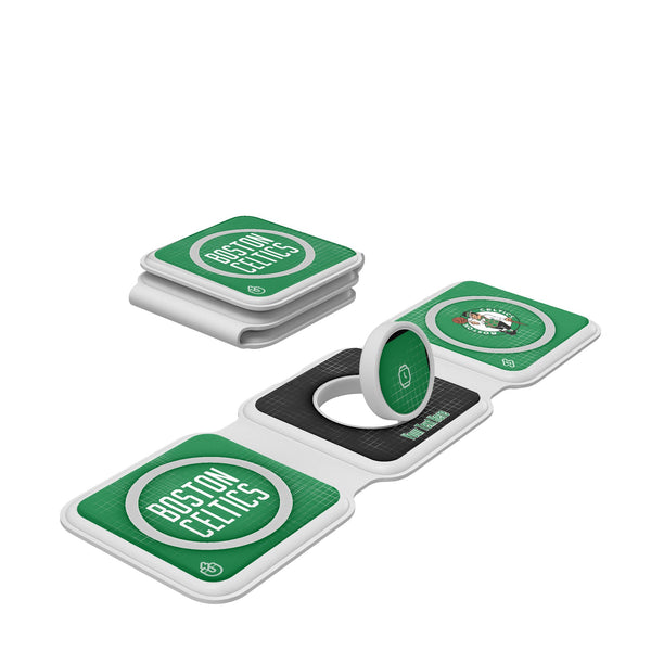 Boston Celtics Personalized Hatch Foldable 3 in 1 Charger