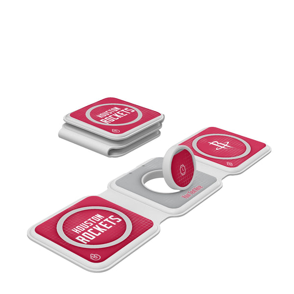 Houston Rockets Personalized Hatch Foldable 3 in 1 Charger