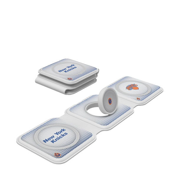 New York Knicks Linen Foldable 3 in 1 Charger