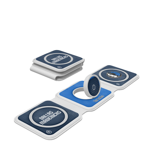 Dallas Mavericks Personalized Hatch Foldable 3 in 1 Charger